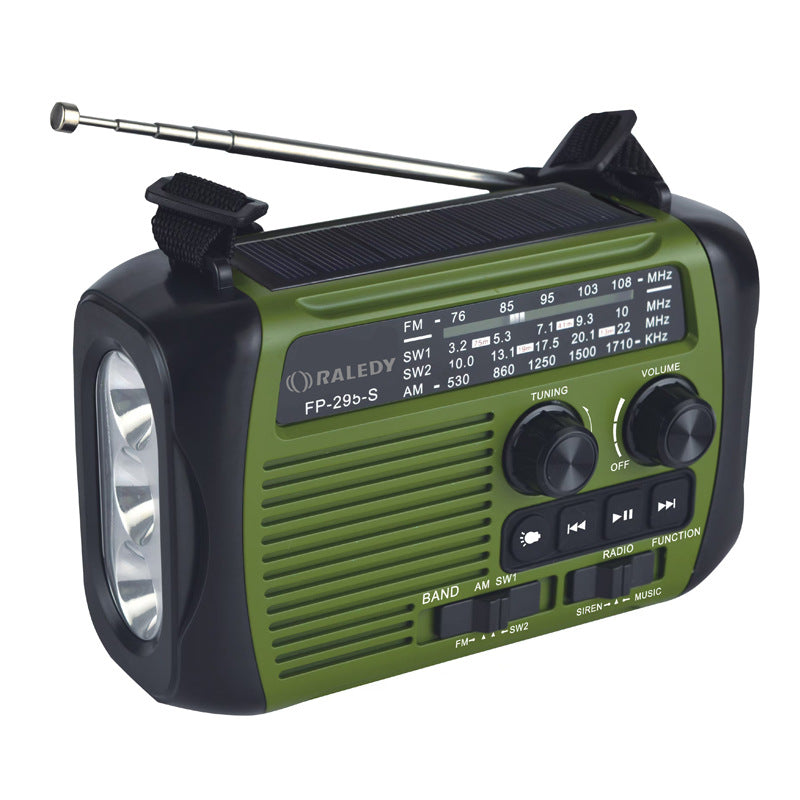 Linterna portátil multifuncional con radio AM 🏕️