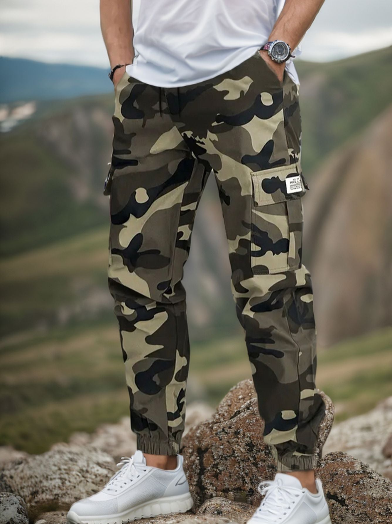 🛠️ ZĽAVA 60% 👖 Odolné taktické pracovné nohavice – zmes nylonu a bavlny, mnoho funkčných vreciek, ideálne pre prácu vonku 🌲