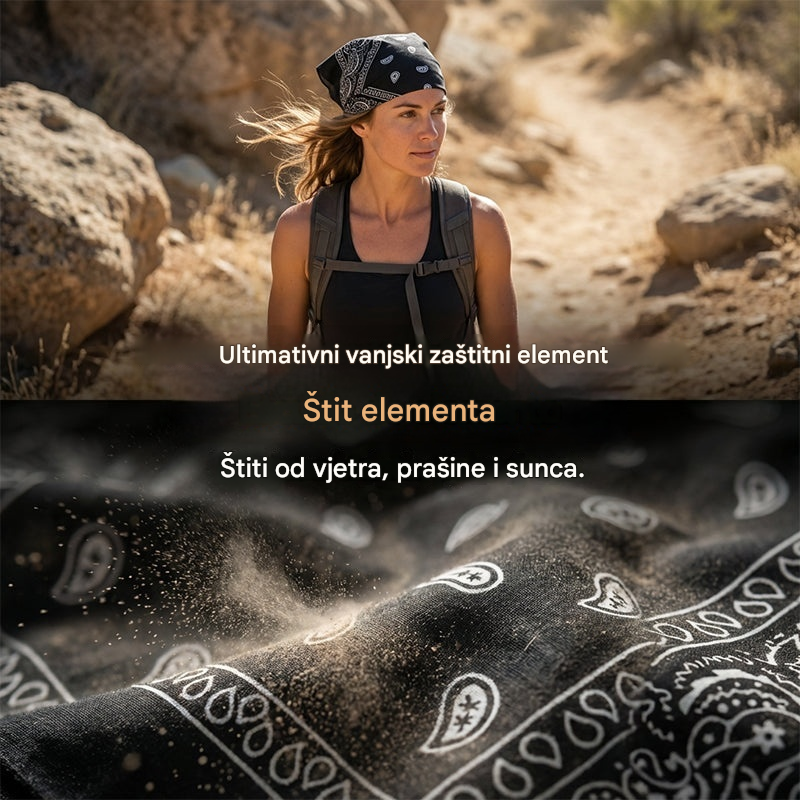 šćPovoljan paket ā 5 komadaćElegantni Å”eÅ”ir/marama za glavu u retro stilu izraÄen od prozraÄne svile