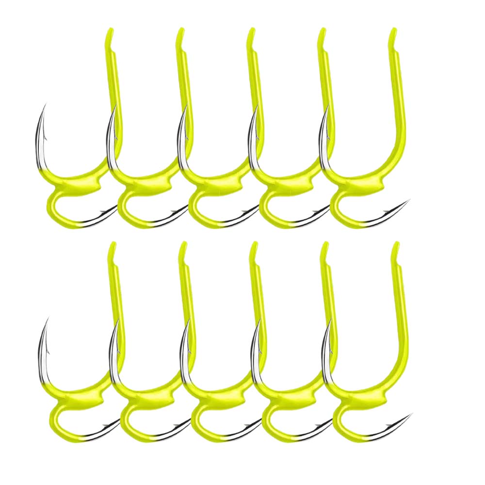 🎣【10/20/30 buc.】Cârlige de pescuit importate,Designul cu cârlig dublu previne eficient peștele să scape