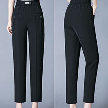 【S-4XL】🔥🔥Pantaloni drepți noi de înaltă calitate, pantaloni casual de îmbrăcăminte exterioară de vară, pantaloni simpli subțiri cu talie înaltă