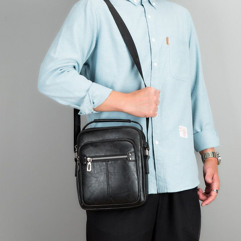🏆【Oferta ograniczona czasowo】👜 Męska torebka z krowiej skóry na co dzień