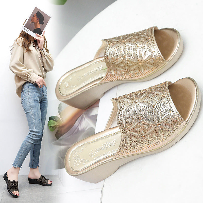 【Reducere pe timp limitat】👡【35-42】Papuci papuci antiderapanti confortabili de vara pentru femei. Se potrivește piciorului elegant și confortabil.