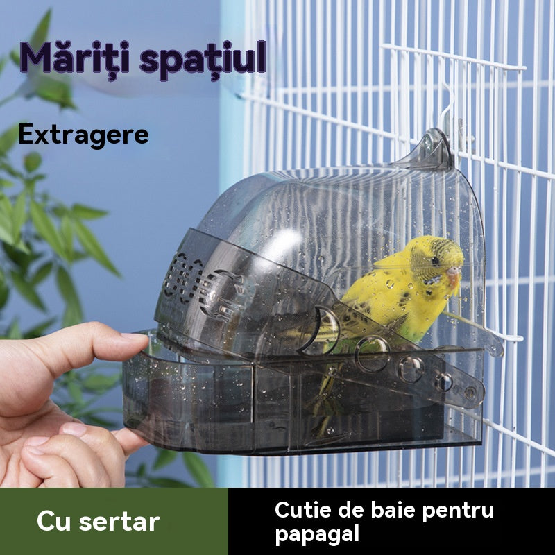 🔥【Niezbędny element dla rodzin hodujących ptaki,】🐦Baie pentru pasari, accesorii custi pentru pasari-pasuje do większości klatek dla ptaków