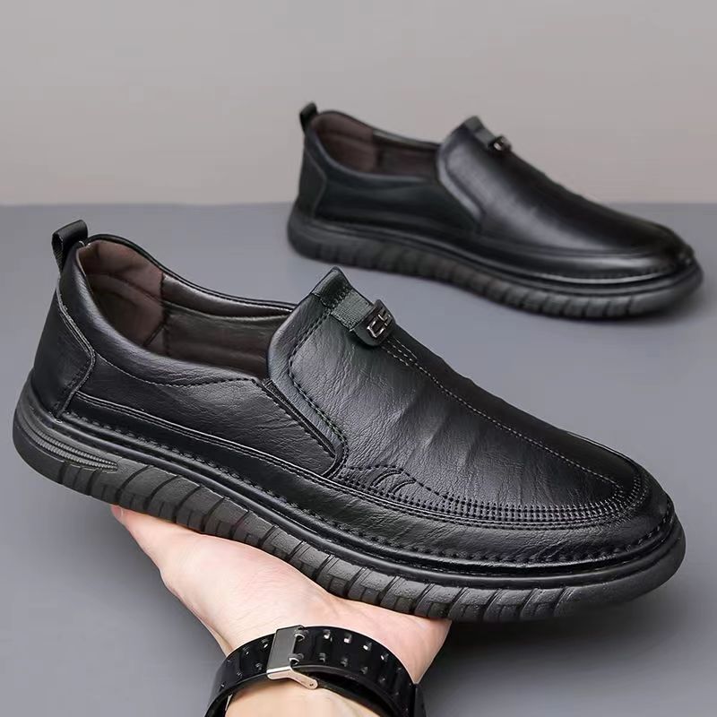 【39-44】Casualowe buty skórzane, miękka podeszwa, antypoślizgowe