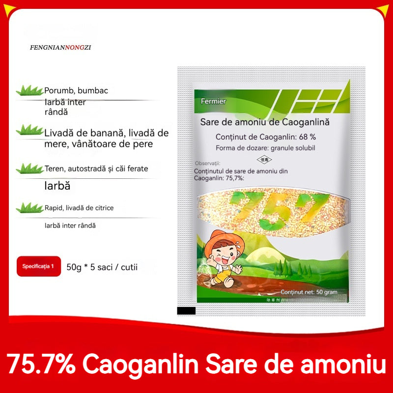 🔥【5 pungi】🌽🌱Glyphosate 757 glifosat de amoniu citrice livadă porumb erbicid împotriva buruienilor