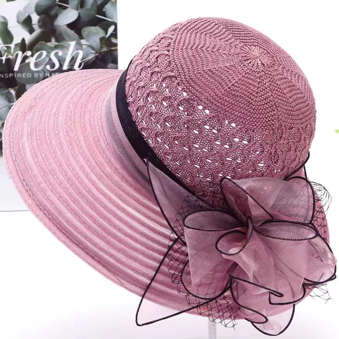 👒Nuevo sombrero de playa elegante y a la moda para mujer con protección solar.