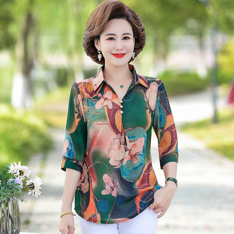 🔥【Rabat ograniczony czasowo】【XL-5XL】Damska koszula z krótkim rękawem Temperament, nowość lato 2025