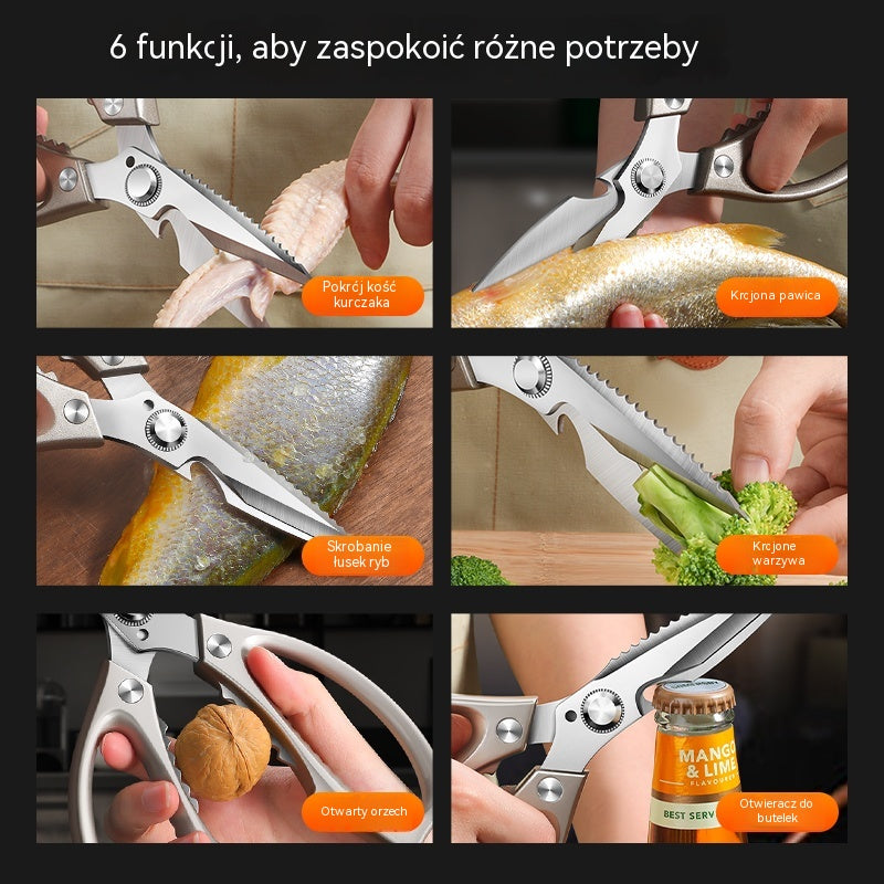 🔥Nowe ulepszenie🍖 Wielofunkcyjne, wydajne nożyczki kuchenne ✂️👨🍳