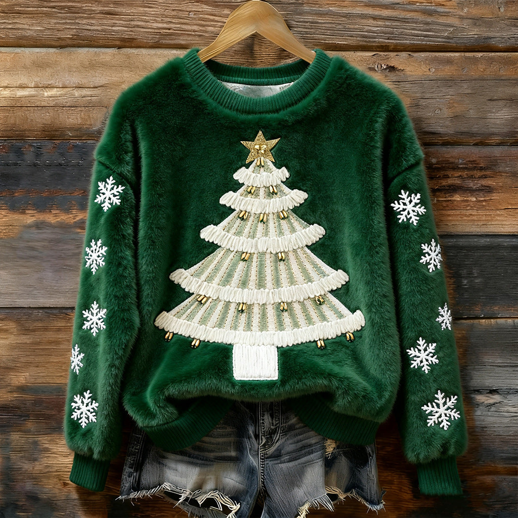 ⛄【S-5XL】🎄 Ženski flanelski božićni džemper, ukrašen raznim prekrasnim uzorcima