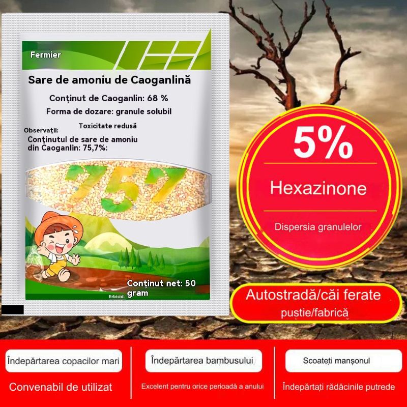 🔥【5 pungi】🌽🌱Glyphosate 757 glifosat de amoniu citrice livadă porumb erbicid împotriva buruienilor