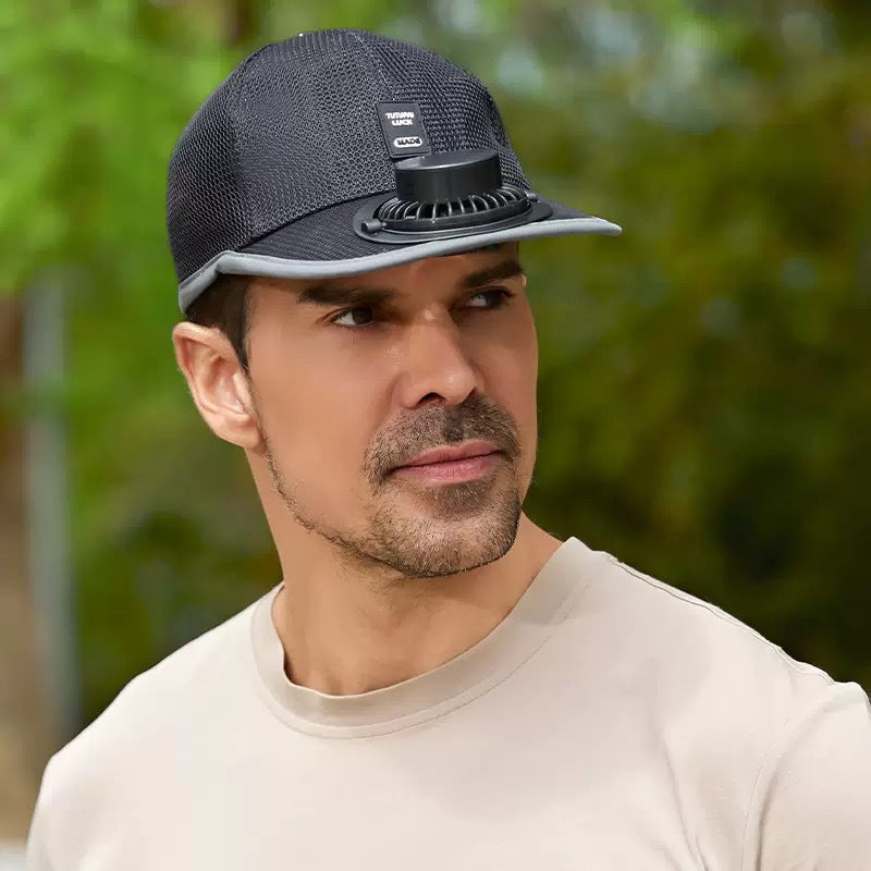 🧢【Enfriamiento rápido】❄Gorra de béisbol con ventilador solar