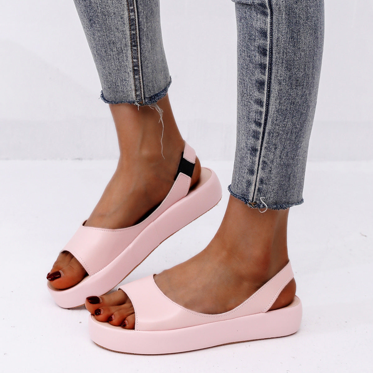 🔥【35-43】👡 Wygodne sandały ortopedyczne damskie na platformie