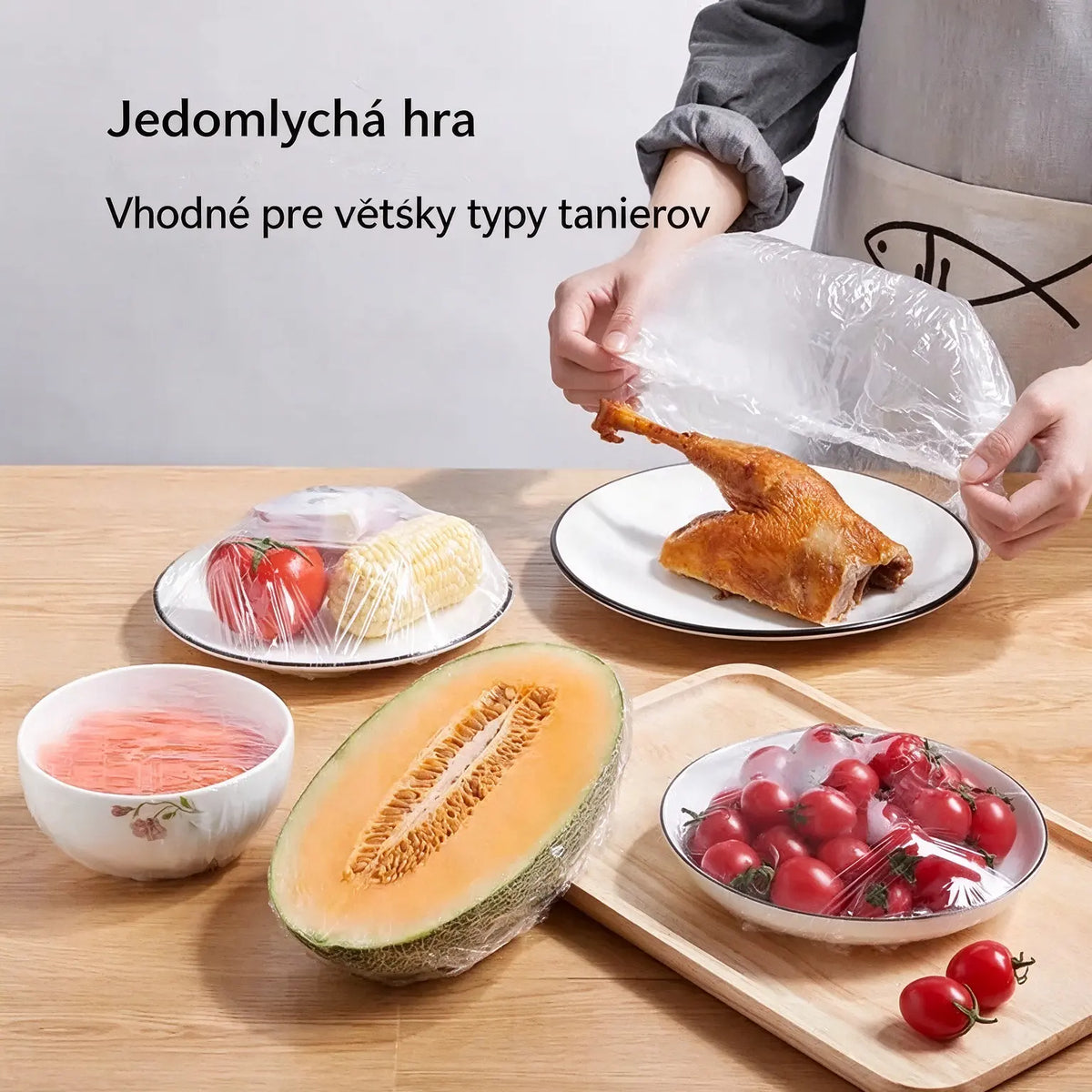 🔥🔥【ZĽAVA 50 %】500 ks opakovane použiteľných elastických potravinových vrecúšok z materiálu bezpečného pre kontakt s potravinami