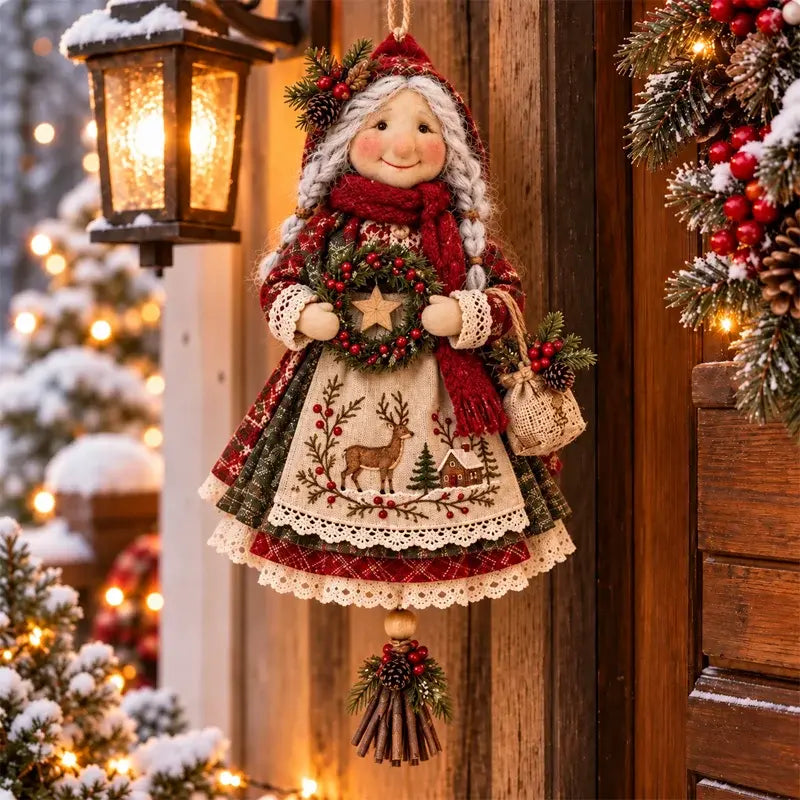🎄❤️ Bonita, práctica y portátil decoración "Buena Suerte Abuela" - añade un toque de ambiente cálido.