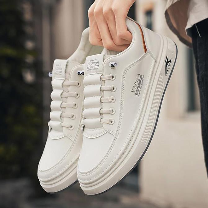 👟【39-44】2025 Męskie oddychające skórzane płaskie buty biznesowe
