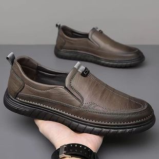 【39-44】Casualowe buty skórzane, miękka podeszwa, antypoślizgowe