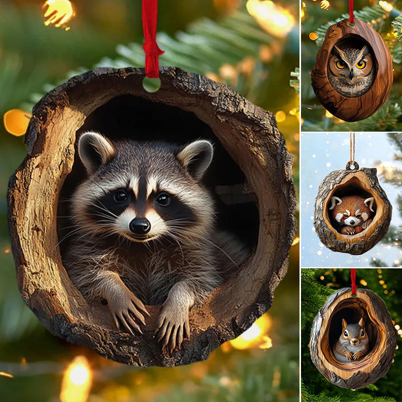 šć10 PCSćšCritter decoración del Ć”rbol de Navidad. Decoración colgante para animales pequeƱos.
