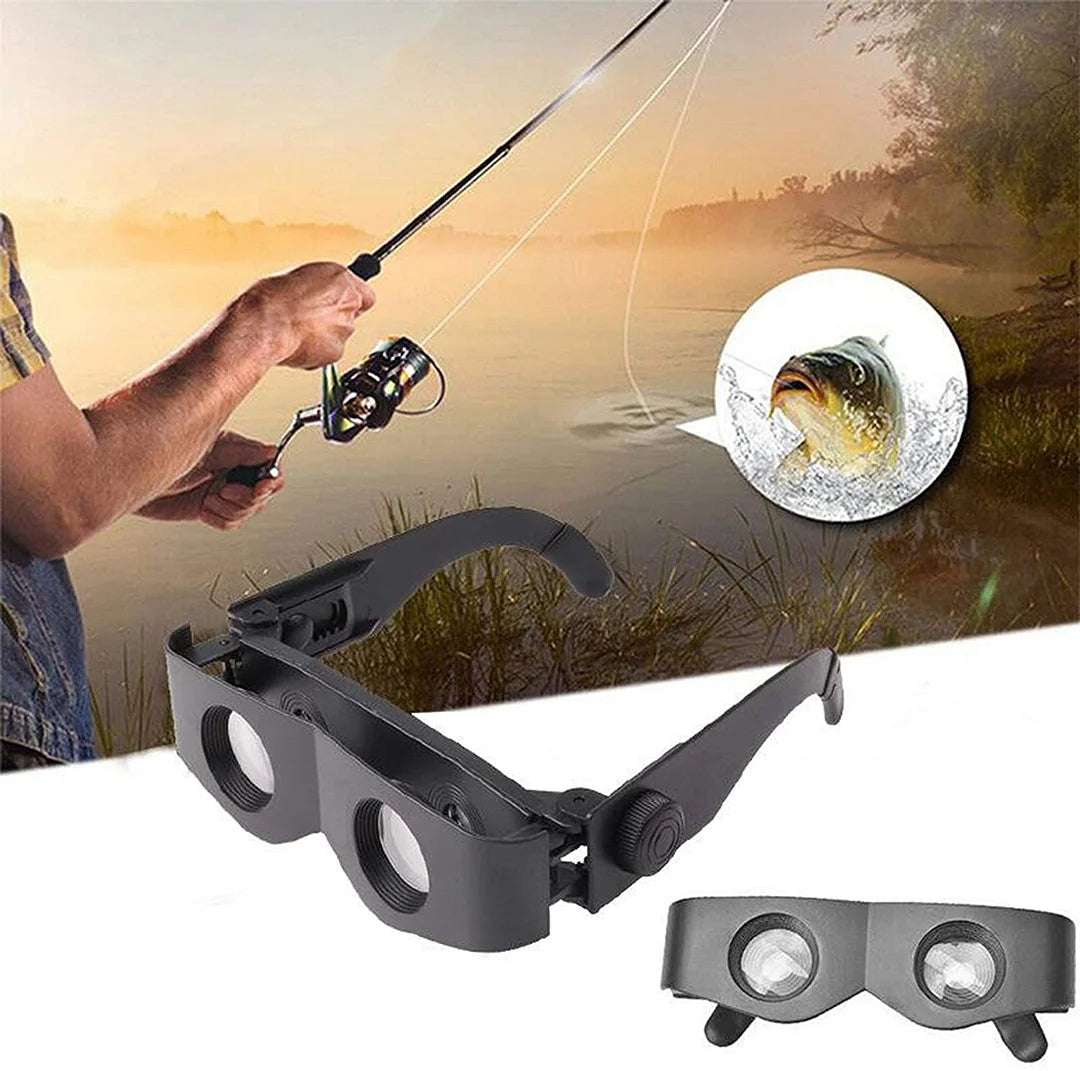 🔍🎣【Telescop de pescuit cu dublu strat + husa pentru ochelari】Binoclu special de pescuit pentru vizionarea driftingului, ochelari de exterior pentru miopie și prezbiopie