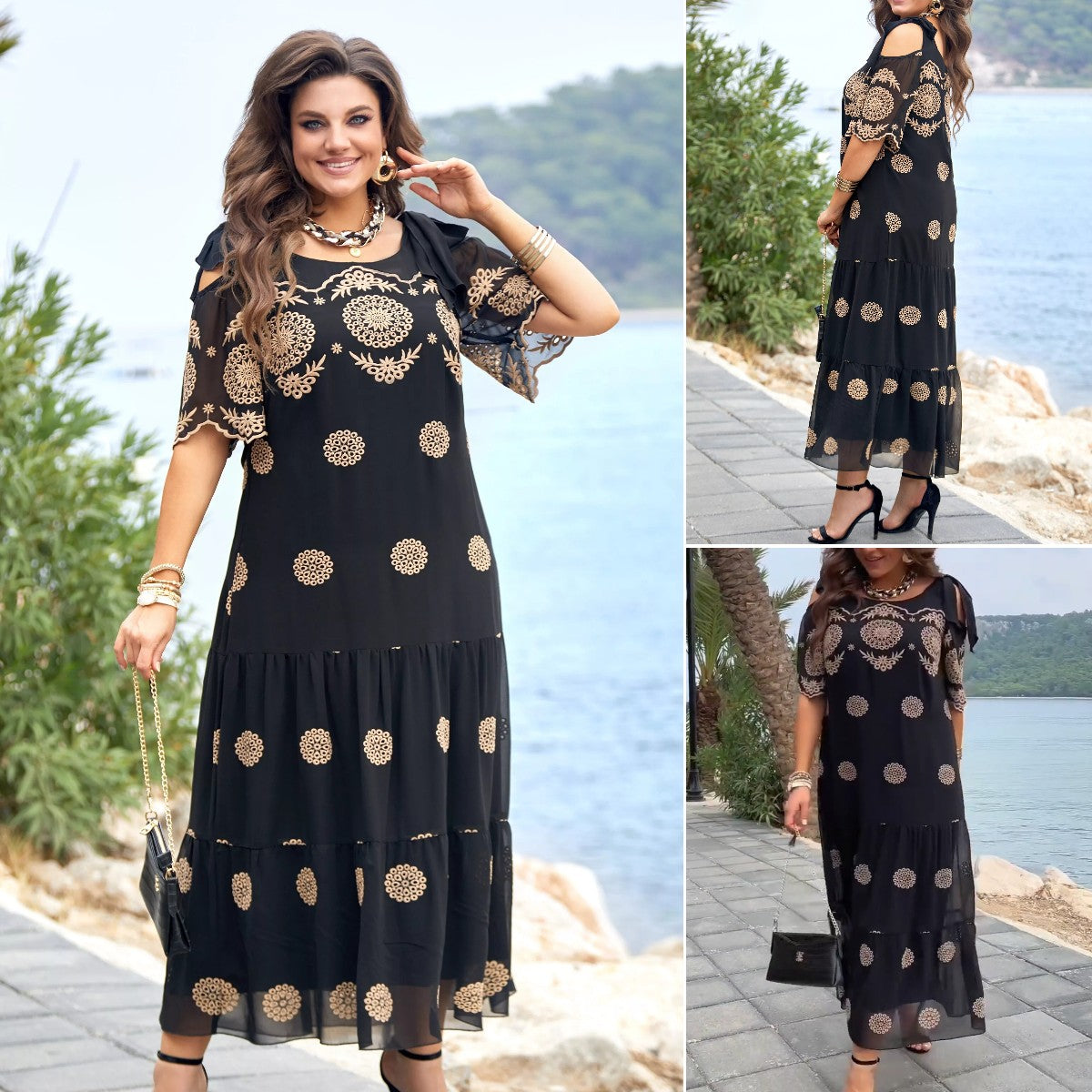 š„š„°ćS-5XLć2025 nowa elegancka sukienka, wygodna i wysokiej jakoÅci