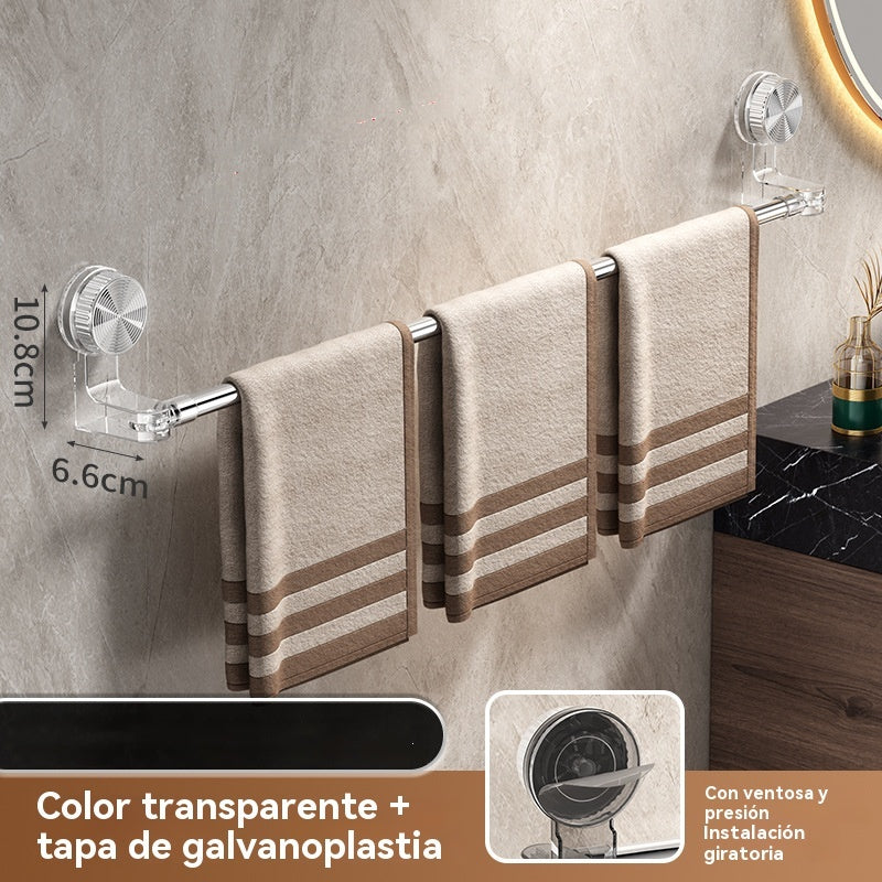 🎁【Dobírka】✨🚿Lehký a bezvrtací design – Výsuvný věšák na ručníky s přísavkou