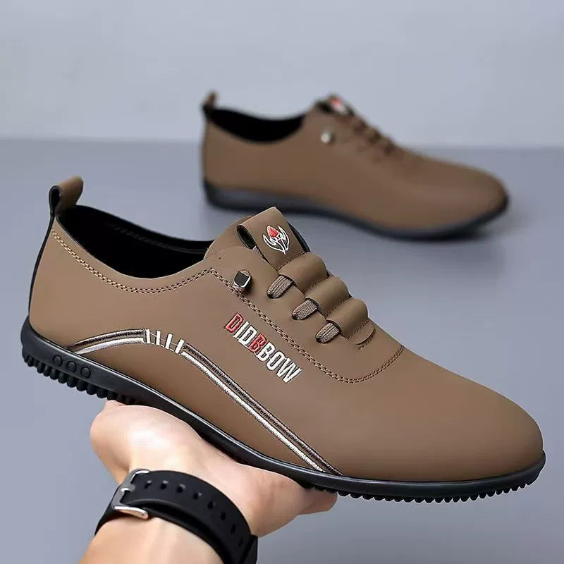 👞Męskie buty biznesowe casualowe wykonane z oddychającej skóry ✅ antyzapachowe ✅ miękka skórzana podeszwa ✅ modne i uniwersalne