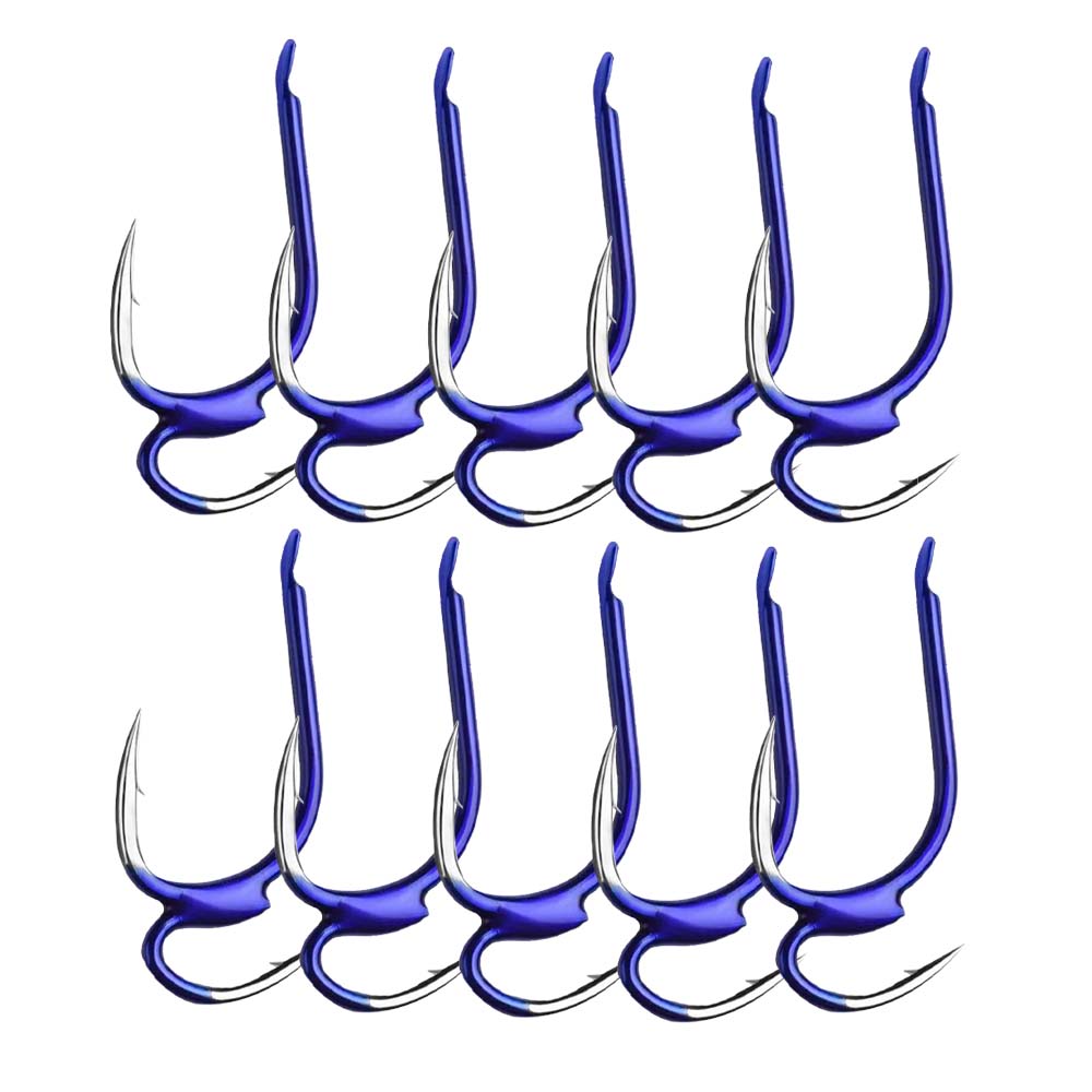 🎣【10/20/30 buc.】Cârlige de pescuit importate,Designul cu cârlig dublu previne eficient peștele să scape