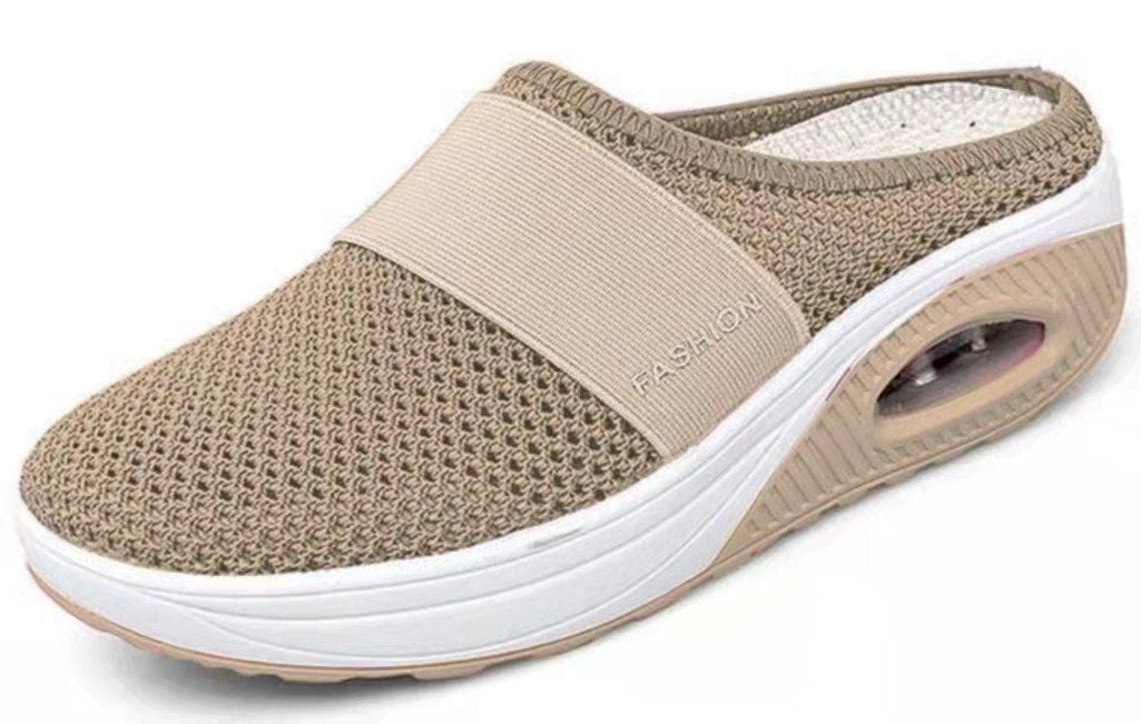 【35-43】Zapatillas 2026 de malla hueca con amortiguación de aire y alta elasticidad para caminar sin cansar