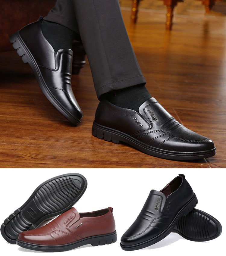 š„Oferta ograniczona czasowoš„ć39-44ćMeskie skorzane buty biznesowe