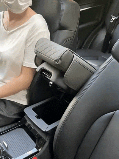 🚗🚗Wielofunkcyjny skórzany podłokietnik samochodowy trzy w jednym--3891608