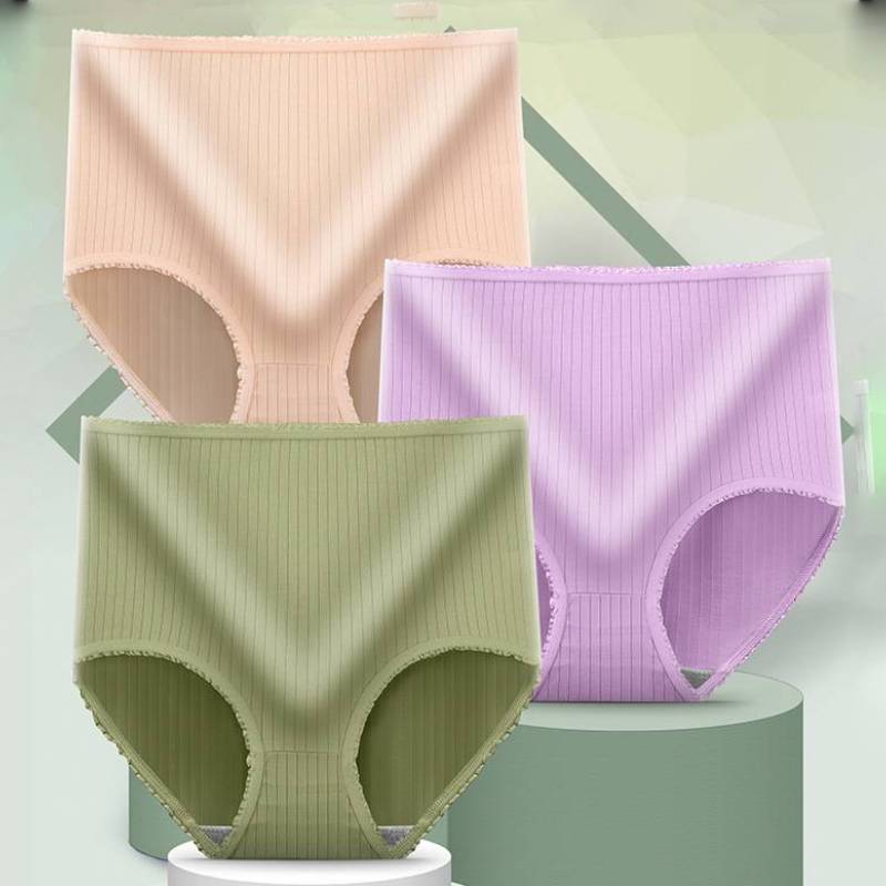 【🔥Αγοράστε 4 και κερδίστε 4 δωρεάν】Γυναικεία plus size, αδιάβροχα, αντιβακτηριδιακά, ψηλοκάβαλα, ψηλοκάβαλα, εσώρουχα πλήρους μεγέθους