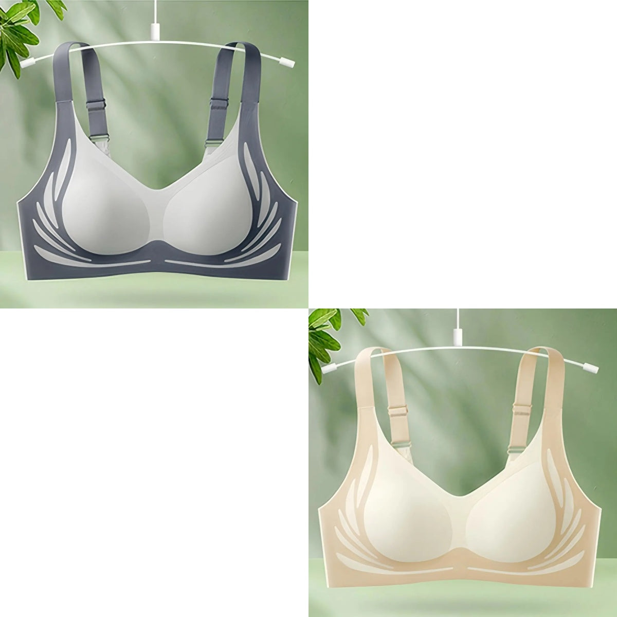 😍【Kup 1, otrzymaj 1 gratis】Bezprzewodowy jednoczęściowy biustonosz dla kobiet❤️【40-85kg】