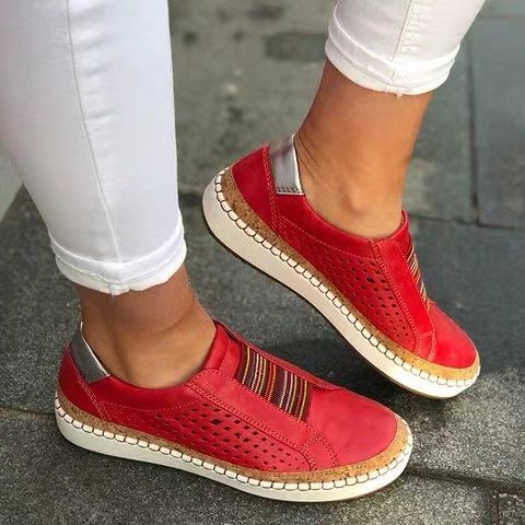 👟【Veličine 35-43】Ženske ravne mokasine s platformom i blokovima boja, ležerne cipele ✅ Plaćanje pouzećem
