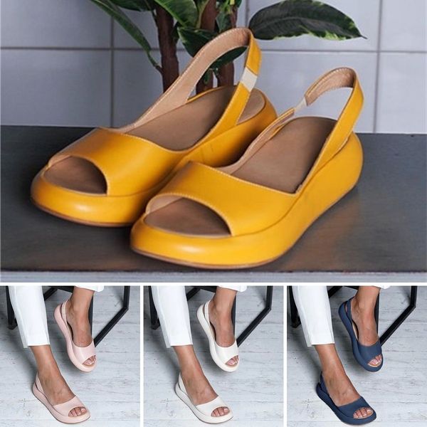 🔥【35-43】👡 Wygodne sandały ortopedyczne damskie na platformie