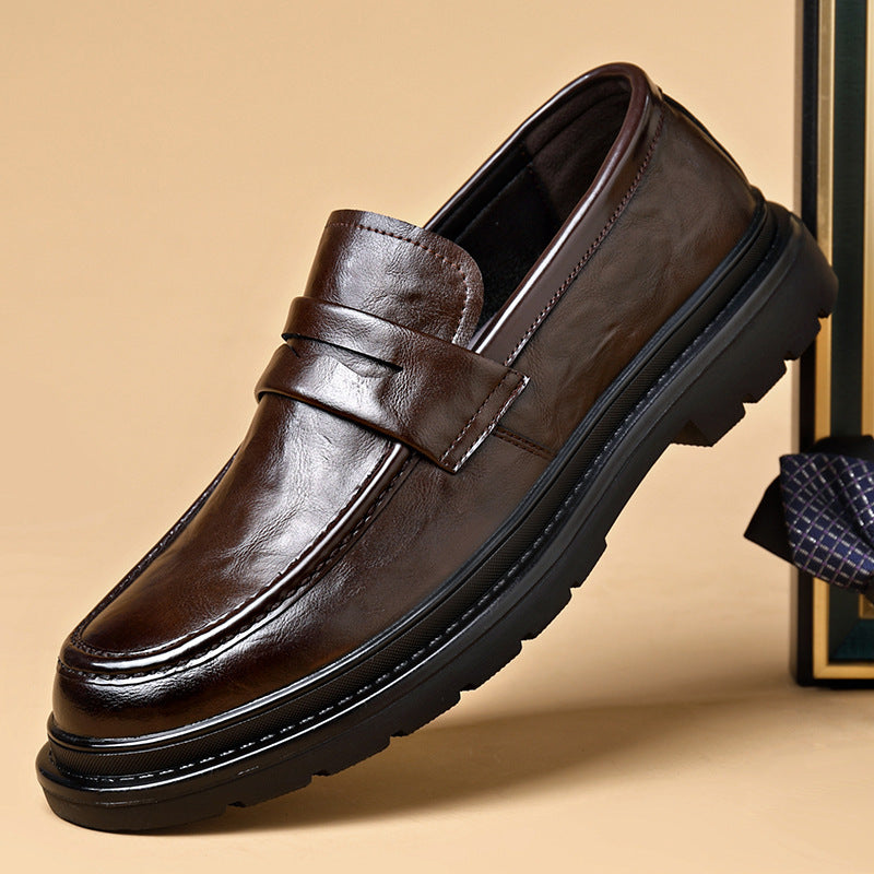 👞【39-44】Nove muške elegantne, svestrane, prozračne kožne cipele s mekim potplatom koje se lako obuku