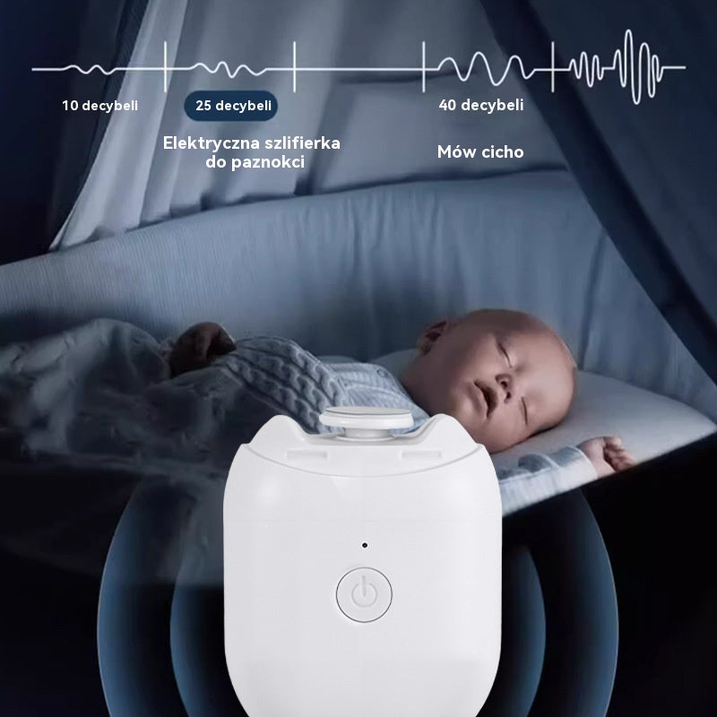 💅 Kup 1 sztukę i otrzymaj 1 za darmo! ✨ Automatyczny pilnik do paznokci (1 sztuka) do bezpiecznej i delikatnej pielęgnacji paznokci 👶