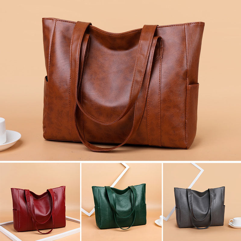 ✨👜【Reducere 50%】【Capacitate mare】Geantă de umăr pentru femei din piele moale, nouă din 2025.