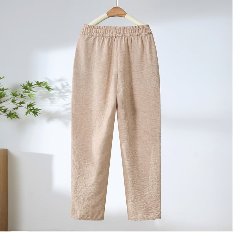 šćReducere pe timp limitatćć40-90KGćModa de varÄ pantaloni casual de nouÄ minute