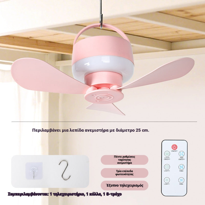 ⏰ Vremenski ograničena ponuda: Punjivi stropni ventilator s LED svjetlom 🌬️✨