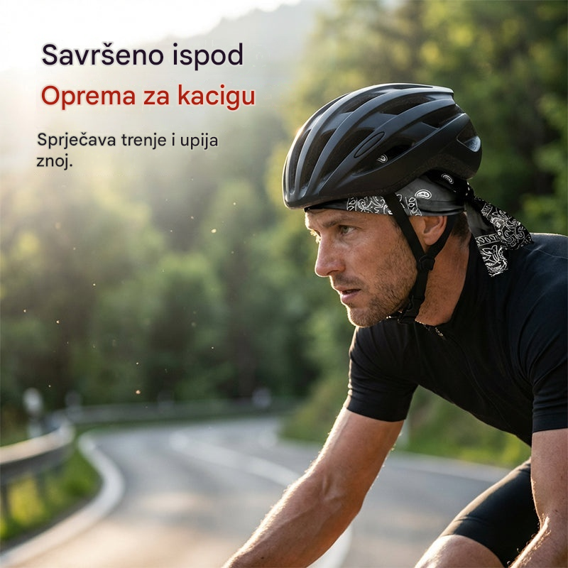 🏝【Povoljan paket – 5 komada】Elegantni šešir/marama za glavu u retro stilu izrađen od prozračne svile