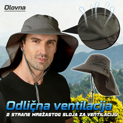 🌞【Kupite jedan, dobijte jedan gratis, ograničena količina】🔥🧢Ljetni univerzalni ribarski šešir, zaštita od sunca