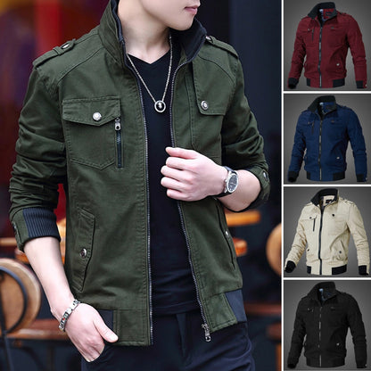 👍🔥 [M-5XL] Nová pánska vojenská bunda, ťažká, vysoko kvalitná, teplá