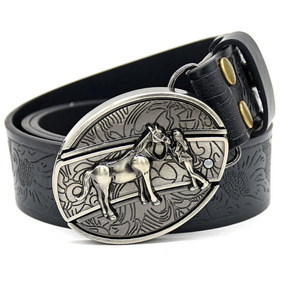 🎁👍Muški remen s reljefnim uzorkom i ugrađenim nožem