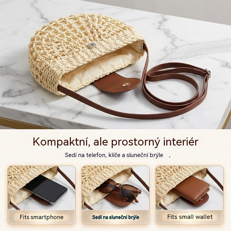 👜 VREMENSKI OGRANIČENO 50% POPUSTA! ✨ Tkana torba preko tijela – boho stil, ručno tkana, podesiva, lagana ✨