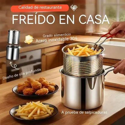 🔥¡Último día de oferta especial, ahorra un 49% 🎁 Freidora multifuncional de acero inoxidable 304