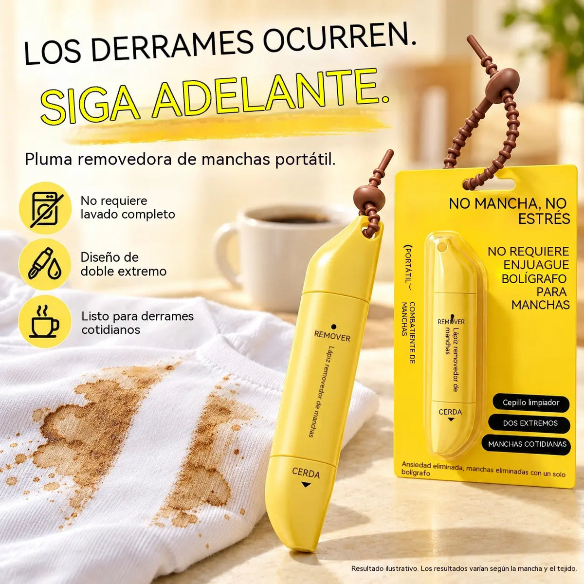🔥【Compra 1 y llévate 1 gratis】🧼 Lápiz quitamanchas portátil de doble punta ✨ Limpiador de emergencia instantáneo para ropa (sin necesidad de enjuague); ideal para manchas de aceite y café