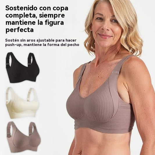 😍【Výprodejová akce: kup 2, získej 2 zdarma】Dámská jednodílná podprsenka bez kostic ❤️【40-95 kg】