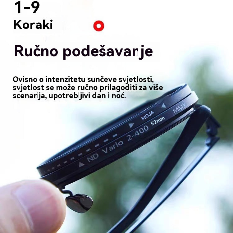 👓【🔥Popust ograničenog trajanja】Nove sunčane naočale s 9 razina podešavanja, prikladne za vanjsku upotrebu, ribolov, vožnju i s UV zaštitom