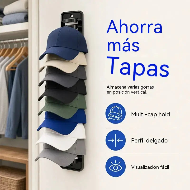 🧢【2 piezas】Organizador de sombreros que ahorra espacio