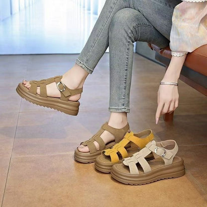 🎀【35-40】Sandale de damă cu talpă groasă și moale